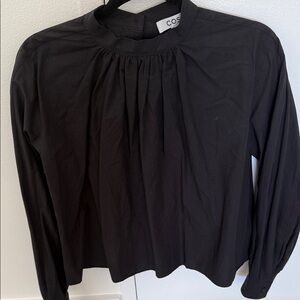 COS Women's Elegant Black Blouse